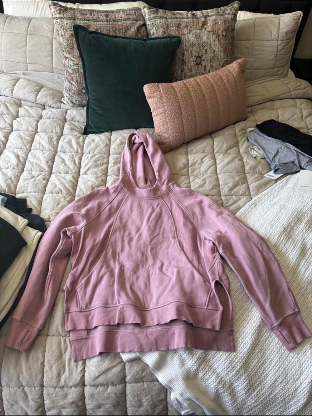 lululemon athletica Cozy Hooded Pullover Sweatshirt - Dusty Mauve
